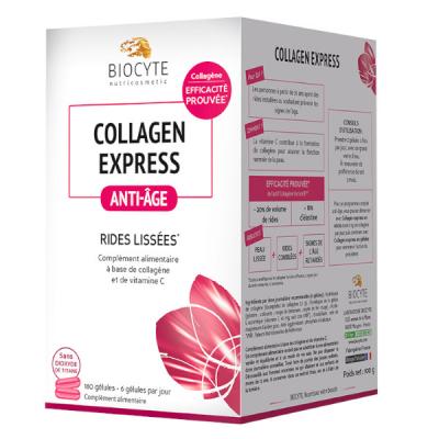 Biocyte Collagen Express G&eacute;lules - Bo&icirc;te 180 g&eacute;lules
