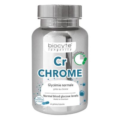 BIOCYTE Longevity Min&eacute;raux - Cr chrome 60 g&eacute;lules