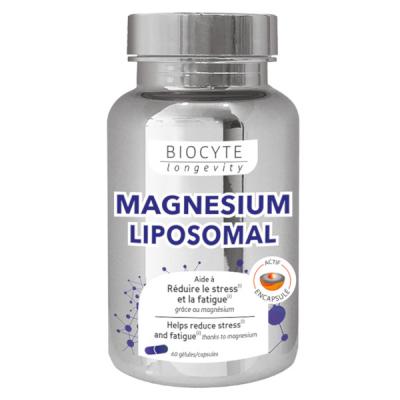 BIOCYTE Longevity Sommeil&Stress - Magnesium liposomal 60 g&eacute;lules