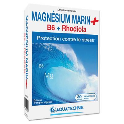 Biotechnie Magn&eacute;sium Marin B6 Rhodiola 30 G&eacute;lules - Bo&icirc;te 30 g&eacute;lules