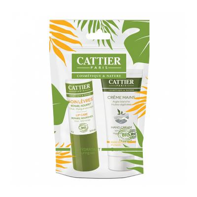 Cattier Kit Hiver Cr&egrave;me Mains + Stick L&egrave;vres