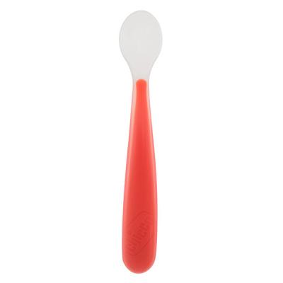 Chicco Cuill&egrave;re silicone souple +6&nbsp;M rouge. Couleur: Rouge