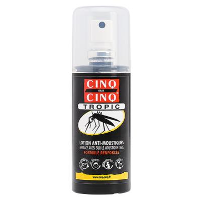 CINQ SUR CINQ Tropic lotion anti-moustiques flacon spray 75ml
