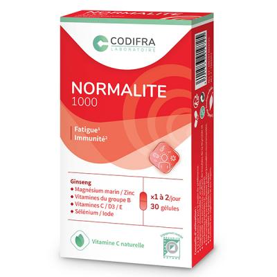 Codifra normalite 1000 tonus et d&eacute;fenses naturelles 30 g&eacute;lules