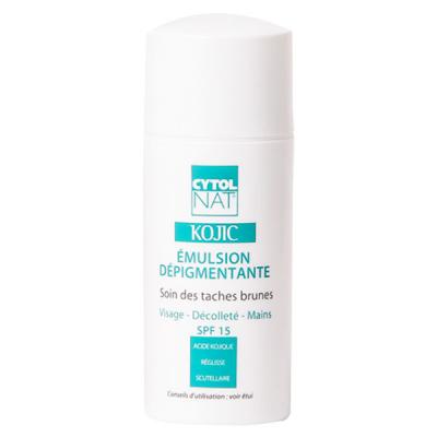 CYTOLNAT Kojic&eacute;mulsion d&eacute;pigmentante SPF15 tube 30ml