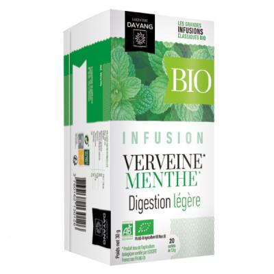 Dayang Infusion Menthe Verveine Bio 20 sachets