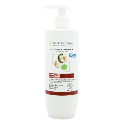 Lait Corps Reparateur Hydratant Bio Peaux Tres Seches 400ml Dermaclay
