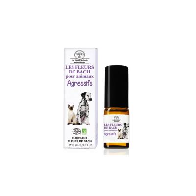 Les Fleurs de Bach pour Animaux BIO - Agressifs - Spray de 10 ml