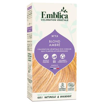 Emblica Coloration Vegetale Blond Ambre N&deg;7.3 100g