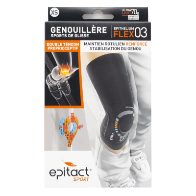 Epitact Sport Physiostrap Sports de Glisse Genouill&egrave;re Taille XS