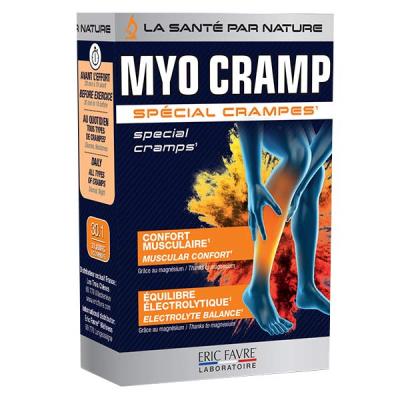 ERIC FAVRE Myo Cramp Sp&eacute;cial crampes 30 comprim&eacute;s