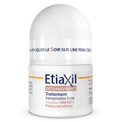 Etiaxil D&eacute;transpirant Traitement Transpiration Forte Confort+ 15ml