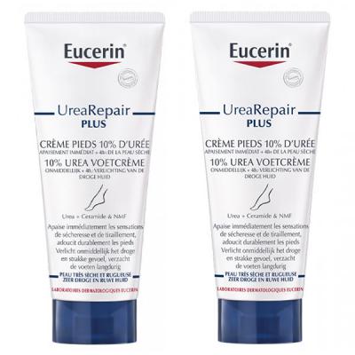 Eucerin UreaRepair PLUS Cr&egrave;me Pieds 10% Ur&eacute;e Lot de 2 x 100 ml
