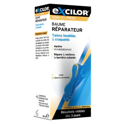 Excilor Baume R&eacute;parateur Talons Fendill&eacute;s et Craquel&eacute;s 50 ml