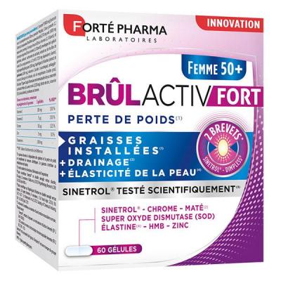 Fort&eacute; Pharma Brulactiv Fort Femme 50+ - 60 G&eacute;lules - Bo&icirc;te 60 g&eacute;lules