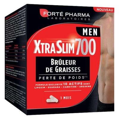 Fort&eacute; Pharma Xtraslim 700 Men - 120 G&eacute;lules - Bo&icirc;te 120 g&eacute;lules