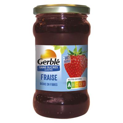 Pr&eacute;paration &Agrave; La Fraise Sans Sucres Ajout&eacute;s Gerble - Le Pot De 320 G