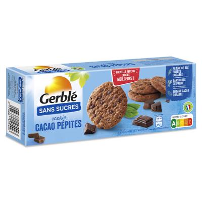 Cookies Cookies Sans Sucre Gerble - La Boite De 12 - 130 G
