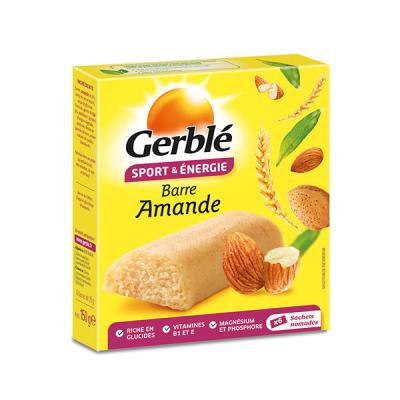 Gerbl&eacute; - Barre amande - 6 sachets nomades x 25 grammes ( 150 g )