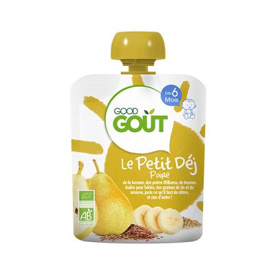 Le Petit D&eacute;j' Poire BIO - d&egrave;s 6 mois, Good Go&ucirc;t (70 g)