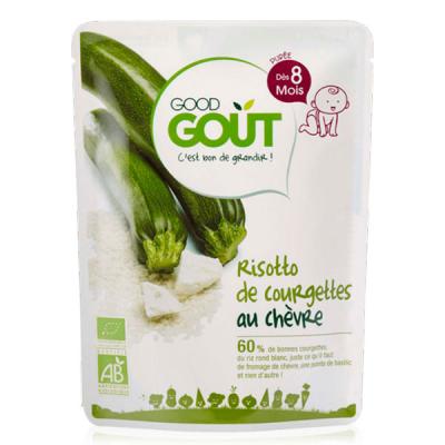 Risotto de courgettes au ch&egrave;vre, d&egrave;s 8 mois, bio