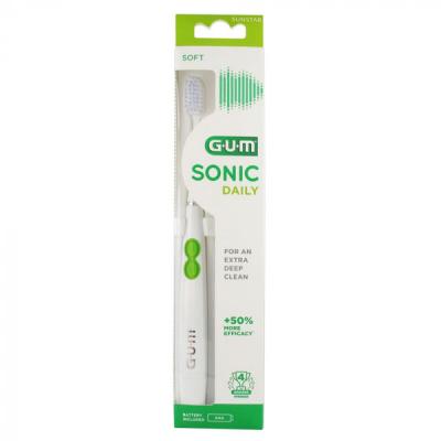 Gum Sonic Daily Brosse &agrave; Dents Spazz Blanc 1ut