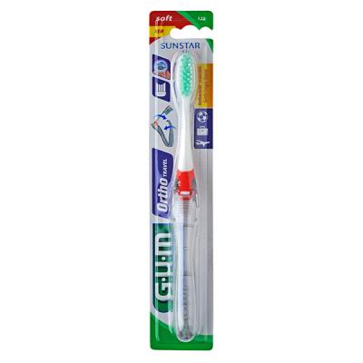 Gum ORTHO TRAVEL 125 - Brosse &agrave; Dents Orthodontique de Voyage Souple