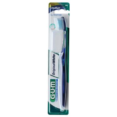 Gum Original White Brosse &agrave; Dents Medium Compacte 1 brosse &agrave; dents
