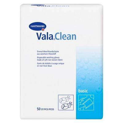 Hartmann Vala Clean Gants de Toilette &agrave; Usage Unique 50 Pi&egrave;ces