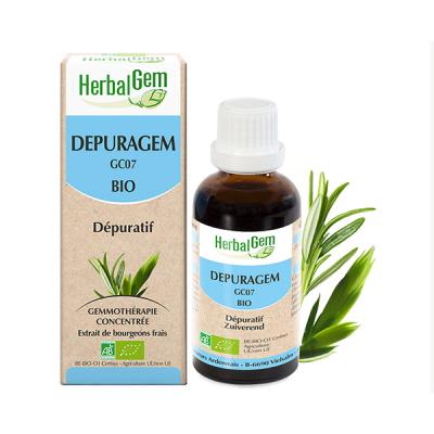 Depuragem Bio Flacon compte gouttes Herbalgem Gemmobase