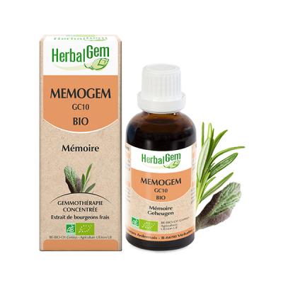 HerbalGem Memogem Bio Complexe de Gemmoth&eacute;rapie Concentr&eacute;e 30 ml