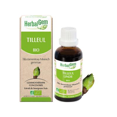 Tilleul bio Flacon compte gouttes Herbalgem Gemmobase