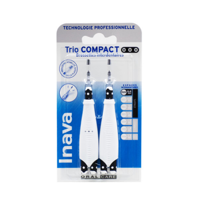 Inava Brossettes Interdentaires Trio Compact (0.0.0) 0.6mm