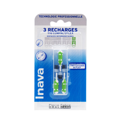 Inava Trio Brossettes 4 Recharges Trio Compact - Taille : ISO6 2,2 mm