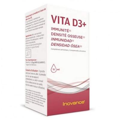 Vitamine D3 Compte-goutte 15ml Inovance