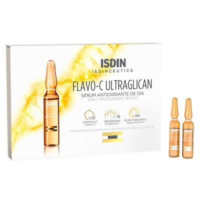 Flavo C Ultraglican Antioxydant Et Hydratant 30 Unidoses De 2ml Isdin