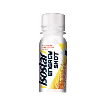 Shot energetique isostar energy shot fraise grenadine 20cl