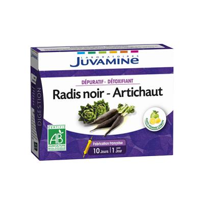 Radis Noir Artichaut Depuratif Et Detoxifiant 10 Ampoules Juvamine