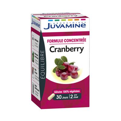 Compl&eacute;ment Alimentaire Cranberry Juvamine - La Boite De 60 G&eacute;lules - 22,6 G