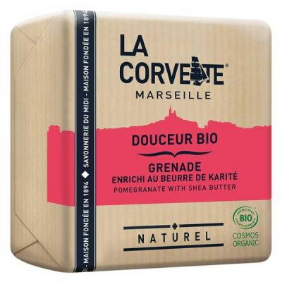 Savon Bio - Douceur Karit&eacute; Grenade - La Corvette
