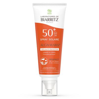 Spray Solaire SPF50 certifi&eacute; Bio 
