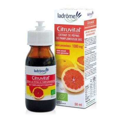 Ladr&ocirc;me Citruvital Extrait P&eacute;pins de Pamplemousse Bio, 1000 mg, 100 ml
