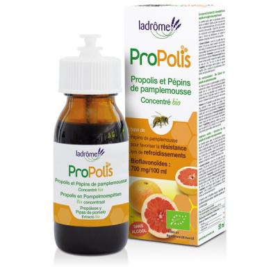 LADR&Ocirc;ME Propolis et p&eacute;pins de pamplemousse concentr&eacute;bio flacon 50ml
