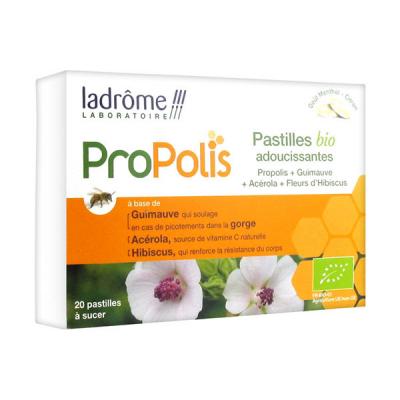 Ladr&ocirc;me Propolis Pastilles Bio Adoucissantes 20comp