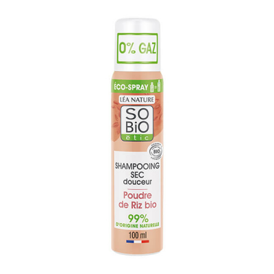 L&eacute;a Nature So Bio &Eacute;tic Shampooing Sec Douceur Poudre de Riz Bio Volume 24h 100ml 