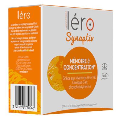 LERO Activ' Synaptiv concentration intellectuelle x 30 capsules