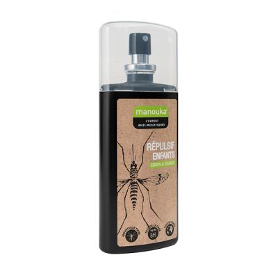 Manouka Lotion Anti-moustiques Corps/Visage Famille - Lot de 2