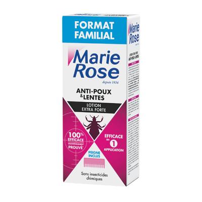 Marie rose Lotion Extra Forte Anti Poux/Lentes Format Familial 200 ml