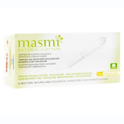Masmi Tampons Avec Applicateur Biod&eacute;gradable R&eacute;gulier 16 pcs