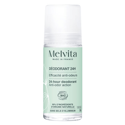 Melvita D&eacute;odorant 24H Efficacit&eacute; anti-odeurs Roll-on 50ml Bio